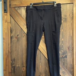 Ann Taylor Loft Leggings w/zipper front pockets and side pockets size 6